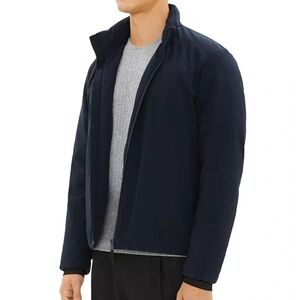 Theory Harris Active Puffer Jacket Navy Size S